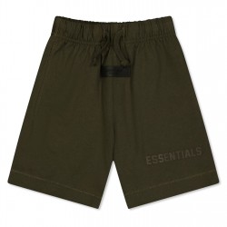 поларени,къси,панталони,детски,3/4,панталони,fear,of,god,essentials,kids',fleece,jogger,shorts,off,black