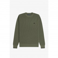 пуловер,мъжки,пуловери,fred,perry,crew,neck,jumper,wrth,green,x21
