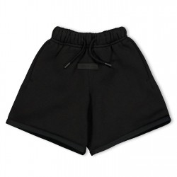 детски,поларени,къси,панталони,детски,3/4,панталони,fear,of,god,essentials,unisex,kids',fleece,jogger,shorts,jet,black