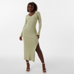 рокля,дамски,плетени,дрехи,jack,wills,polo,maxi,dress,laurel,green