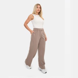 Панталони I Saw It First Jersey Tailored Trousers - Taupe панталони,i,saw,it,first,jersey,tailored,trousers,taupe