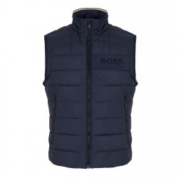 Елек Boss Men's H-Cenito Padded Water-Repellent Stand Collar Sleeveless Gilet - Dark Blue елек,облекла,на,разпродажба,мъжки,якета,boss,men's,h,cenito,padded,water,repellent,stand,collar,sleeveless,gilet,dark,blue