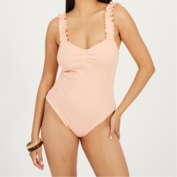 дамски,топове,brave,soul,hem,strap,bodysuit,peach