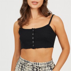 дамски,топове,brave,soul,through,crop,vest,black