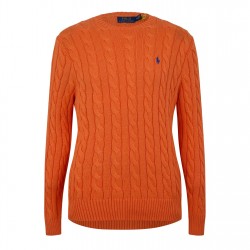 Пуловер Polo Ralph Lauren Cable Knit Jumper - Spring Melon пуловер,polo,ralph,lauren,cable,knit,jumper,spring,melon