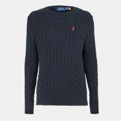 пуловер,мъжки,пуловери,polo,ralph,lauren,cable,knit,jumper,hunter,navy