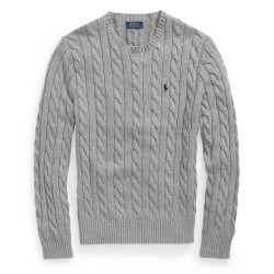 пуловер,мъжки,пуловери,polo,ralph,lauren,cable,knit,jumper,fawn,grey