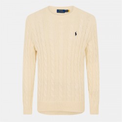 пуловер,мъжки,пуловери,polo,ralph,lauren,cable,knit,jumper,andover,cream