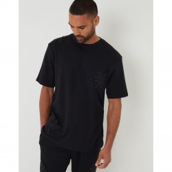тениска,threadbare,men,s,granada,knitted,t,shirt,black