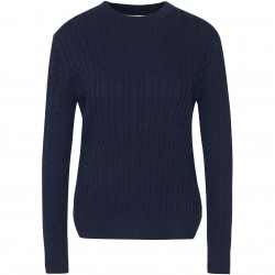 дамски,пуловер,barbour,womens,hartland,crew,neck,jumper,navy