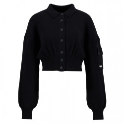 дамски,плетени,дрехи,barbour,international,womens,gigi,knitted,bomber,black
