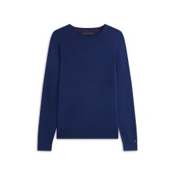 пуловер,мъжки,пуловери,tommy,hilfiger,men,s,crew,neck,jumper,navy,iris