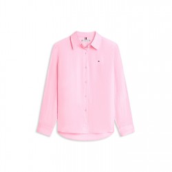 риза,дамски,ризи,tommy,hilfiger,women's,long,sleeve,plain,shirt,rose,petal