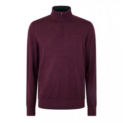 облекла,на,разпродажба,мъжки,пуловери,ted,baker,ted,fashbee,halfzip,sn44,maroon
