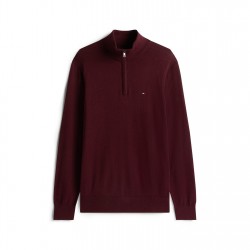 блуза,мъжки,пуловери,tommy,hilfiger,half,zip,sweater,deep,burg,xih