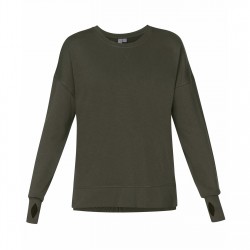 блуза,дамски,горнища,с,качулка,дамски,ежедневни,облекла,sweaty,betty,women's,after,class,long,sleeve,sweatshirt,nori,green