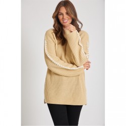 дамски,плетени,дрехи,be,you,you,contrst,stch,ld51,beige