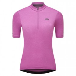 блуза,с,къс,ръкав,дамски,топове,облекло,за,колоездене,dhb,women's,quarter,zip,short,sleeve,jersey,2.0,cattleya,orchid