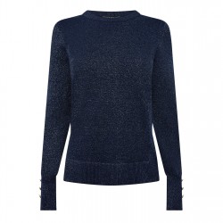 пуловер,дамски,плетени,дрехи,biba,biba,shimmer,jumper,navy