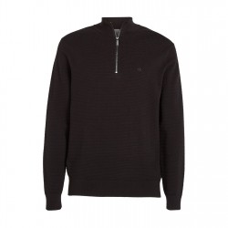 мъжки,пуловери,calvin,klein,waffle,texture,q,zip,ck,black,beh