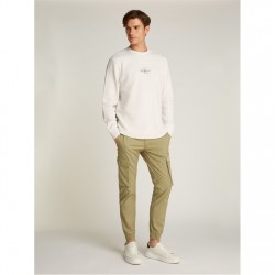 мъжки,пуловери,calvin,klein,jeans,monologo,waffle,ls,tee,ivory