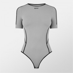 дамски,топове,off,white,women's,seamless,bodysuit,grey