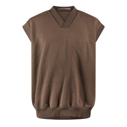 Fear Of God Essentials Mens Knitted Sweater Vest - Wood fear,of,god,essentials,men,s,knitted,sweater,vest,wood