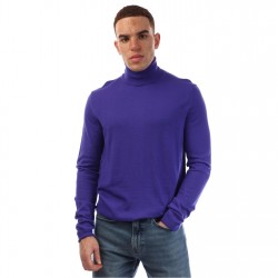 пуловер,мъжки,пуловери,boss,men's,baldebert,e,turtle,neck,jumper,dark,purple