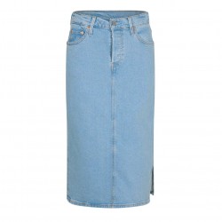 Levis Levis Side Slit Skrt Ld99 - Light Stonewash поли,и,къси,панталони,levis,levis,side,slit,skrt,ld99,light,stonewash