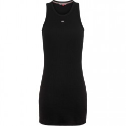 дамски,поли,и,рокли,tommy,jeans,tjw,essential,rib,tank,bodycon,black