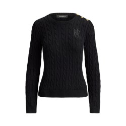 дамски,пуловер,lauren,by,ralph,lauren,women,s,cable,knit,jumper,black
