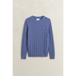 Gant Cable Knit Sn64 - Blue H 476 gant,cable,knit,sn64,blue,h,476