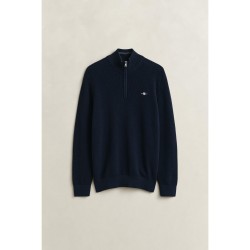 Gant Mcr Txt 1/2 Zip Sn64 - Even Blue 433 gant,mcr,txt,1,2,zip,sn64,even,blue,433