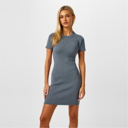 рокля,дамски,плетени,дрехи,дамски,облекла,размер,jack,wills,ribbed,dress,storm