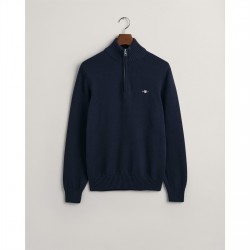 мъжки,пуловери,gant,casual,cotton,halfzip,cream,s,navy,433
