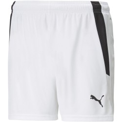 Дамски къси панталони Puma Teamliga Shorts W Football Short Womens - White/Black дамски,къси,панталони,футбол,футболни,долнища,puma,teamliga,shorts,w,football,short,womens,white,black