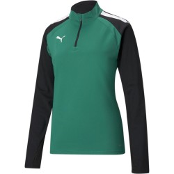 Дамско горнище с цип Puma Teamliga 1/4 Zip Top W Drill Womens - Pepper Green дамско,горнище,с,цип,футбол,puma,teamliga,1,4,zip,top,w,drill,womens,pepper,green