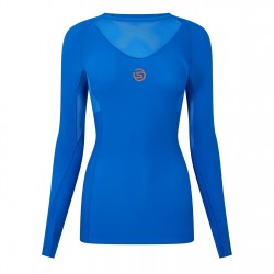 дамски,топове,дамски,горнища,за,тренировка,дамско,фитнес,облекло,дамски,облекла,за,бягане,skins,series,5,ladies,blue