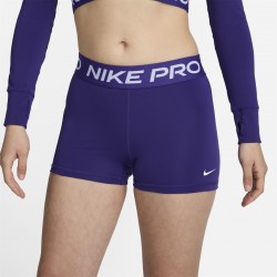 дамски,къси,панталони,дамски,облекла,за,бягане,nike,pro,three,inch,shorts,womens,court,prpl,wht