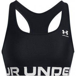 Under Armour HeatGear® Armour Mid Branded Sports Bra Women' - Black дамско,лятно,бельо,бельо,за,училище,разпродажба,under,armour,спортни,сутиени,дамски,горнища,за,тренировка,спортни,сутиени,дамско,фитнес,облекло,дамски,обле
