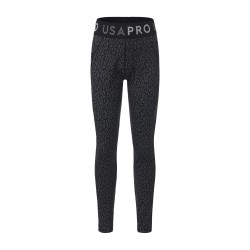 детски,клин,usa,pro,training,tight,legging,girls,black,leopard