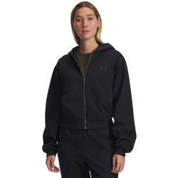 Under Armour UA Icon Vida Flc Fz Ld99 - Black дамски,горнища,с,качулка,дамско,фитнес,облекло,дамски,облекла,за,бягане,всички,фитнес,облекла,under,armour,ua,icon,vida,flc,fz,ld99,black