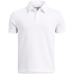 Детска блуза с яка Under Armour Ua B Icon Polo Shirt Boys - White детска,блуза,с,яка,детски,блузи,с,яка,лека,атлетика,всички,фитнес,облекла,under,armour,ua,b,icon,polo,shirt,boys,white