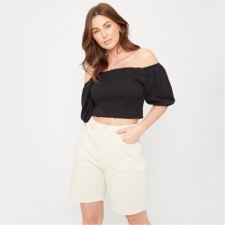 дамски,топове,дамски,облекла,размер,be,you,puff,sleeve,top,black