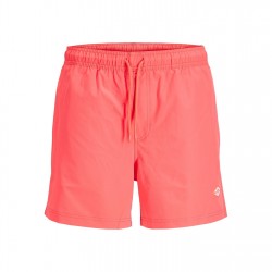 Jack and Jones Men's Swim Shorts - Hot Coral jack,and,jones,men's,swim,shorts,hot,coral