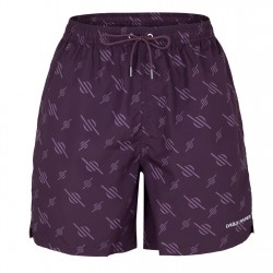 daily,paper,men's,irregular,swim,shorts,potent,purple