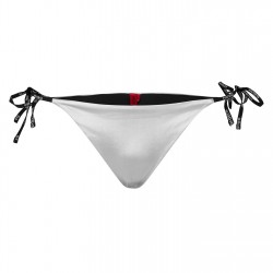 бикини,дамски,бански,костюми,дамско,бельо,hugo,women's,pure,tie,side,bikini,bottoms,silver