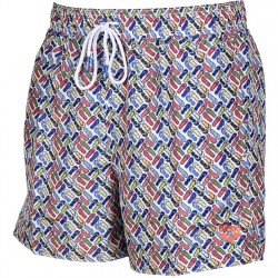 Къси панталони Arena Beach Shorts Allover - White Multi къси,панталони,мъжки,летни,бански,плуване,в,училище,мъжки,бански,костюми,мъжки,бански,костюми,борд,шорти,и,бански,тип,боксерки,стоки,за,плуване,на,разпрода