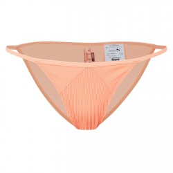 разпродажба,puma,puma,women's,seamless,ribbed,tanga,bikini,bottom,peach,combo