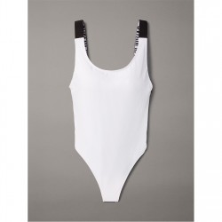 дамски,бански,костюми,calvin,klein,scoop,back,one,piece,swimsuit,brill,white